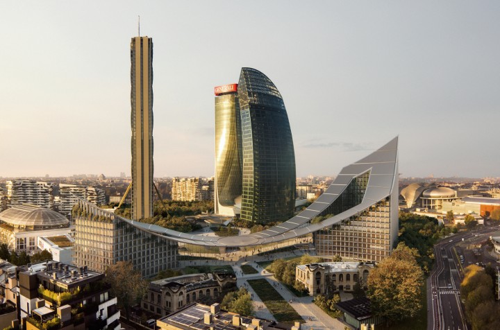 BIG'in Milano'da Sürdürülebilir Ofis Binası "CityWave"