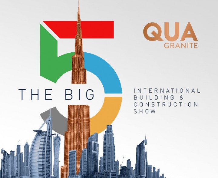 QUA Granite, The Big 5 Show Dubai’de En Özel Koleksiyonlarını Sergileyecek