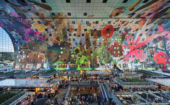 Markthal Rotterdam Yaşam Merkezi