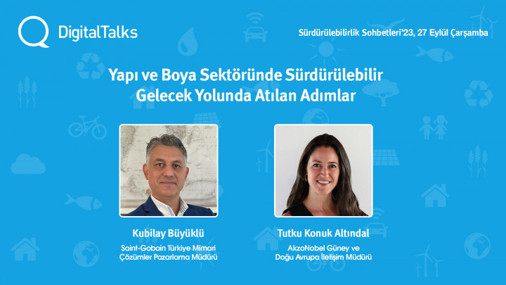 Saint-Gobain Türkiye “DigitalTalks Sürdürülebilirlik Sohbetleri 2023”e  Sponsor Desteği