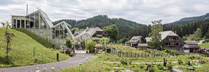 Tabiatın İçinde Sürdürülebilir İnşa Edilmiş Bir Restoran