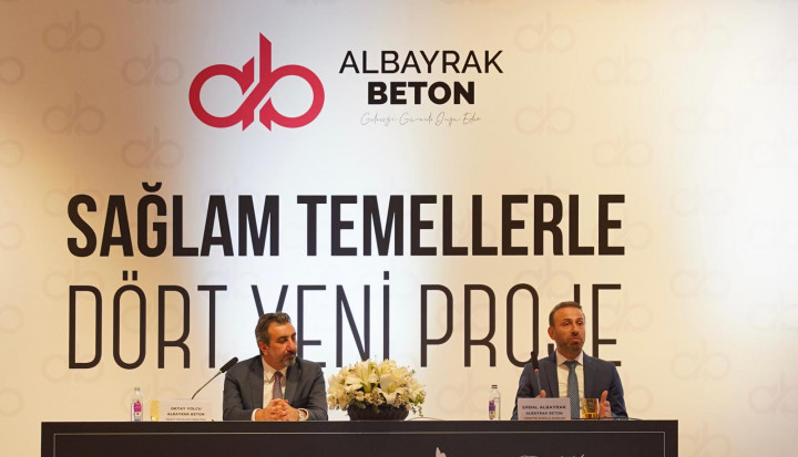 Albayrak Beton, 1.5 Milyar TL Yatırımla Dört Projeyi Hayata Geçiriyor