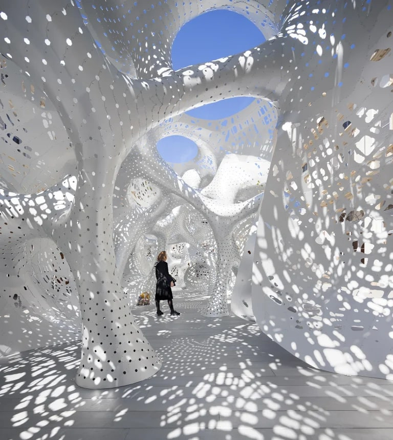 Pavilion Nomad, Marc Fornes/ THEVERYMANY