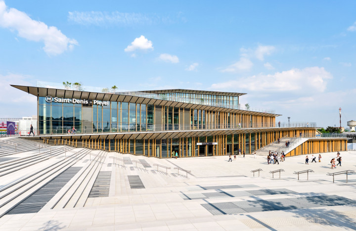 Kengo Kuma, Saint-Denis Pleyel İstasyonu'nu Tamamladı