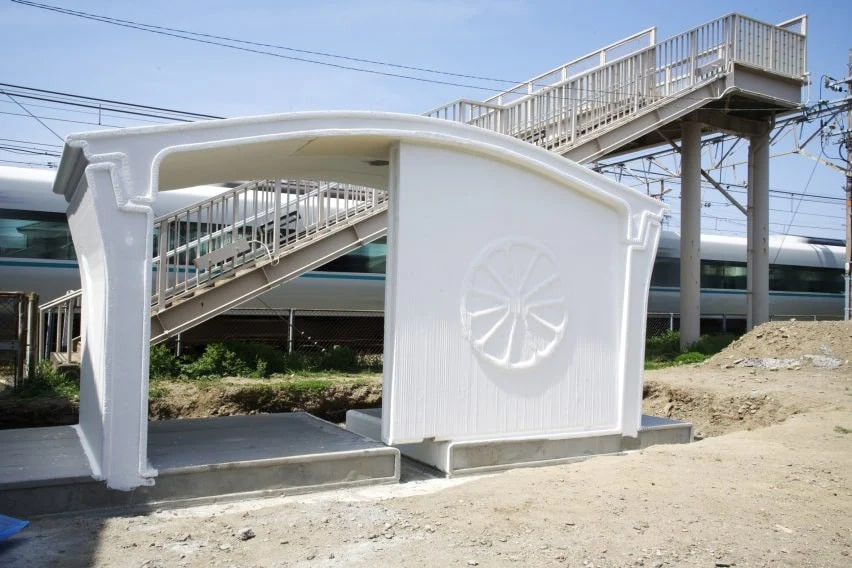 3D baskılı tren istasyonu 3D baskılı tren istasyonu