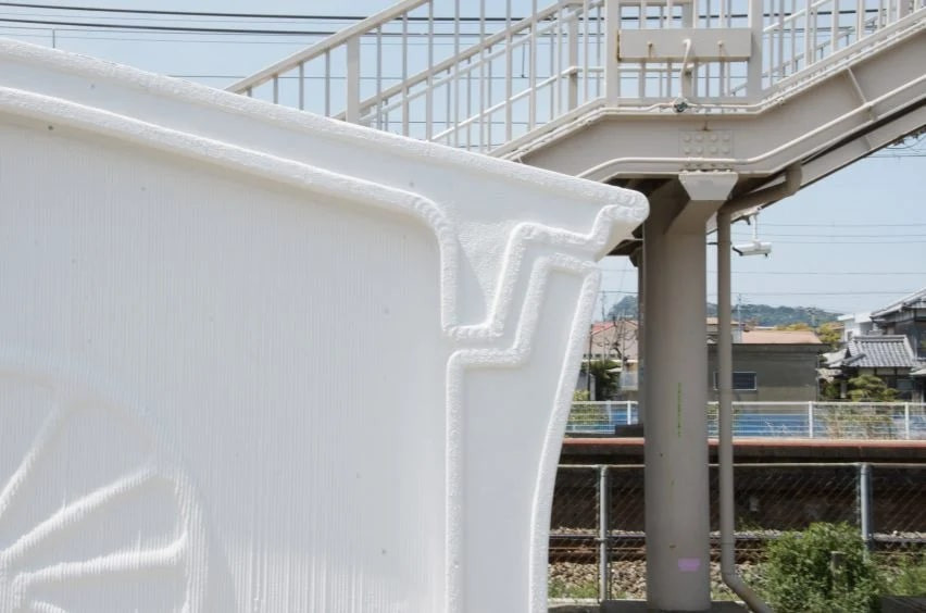 3D baskılı tren istasyonu 3D baskılı tren istasyonu