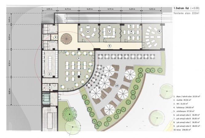 Güngören Kent Parkı, Kütüphane Binası 1. Bodrum Kat