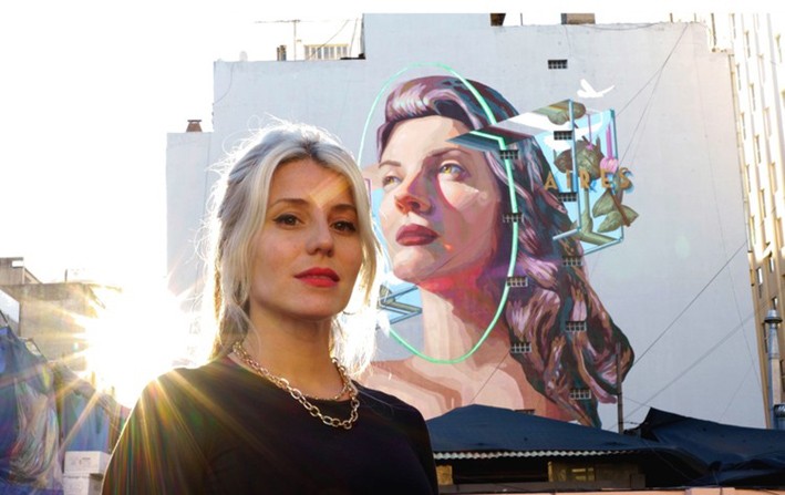 Muralist Mariela Ajras