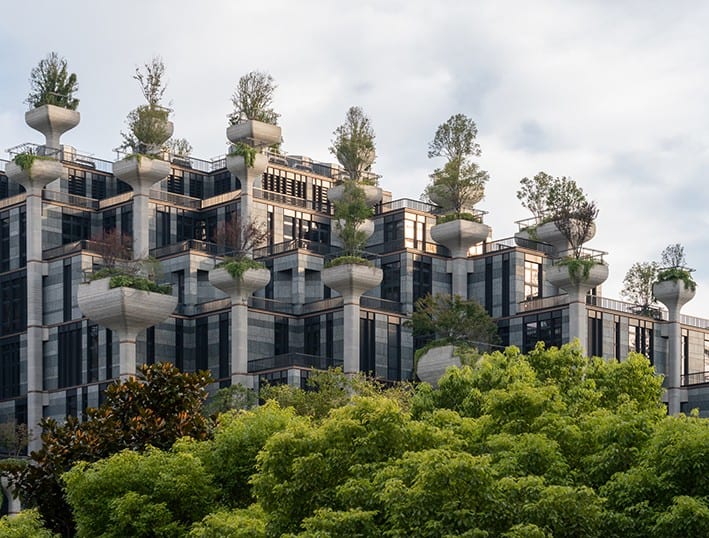 Heatherwick Studio’nun Karma Kullanımlı Projesinin İlk Aşaması Şanghay’da 1000 Ağaç Açılıyor
