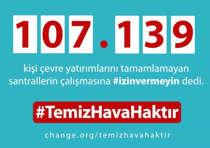 107 Bin İmza Temiz Hava Hakkı İçin Mecliste