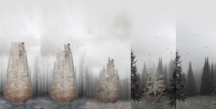 Yanmış Ormanlar İçin Yeni Bir Çözüm: Eriyen Regenera Gökdeleni