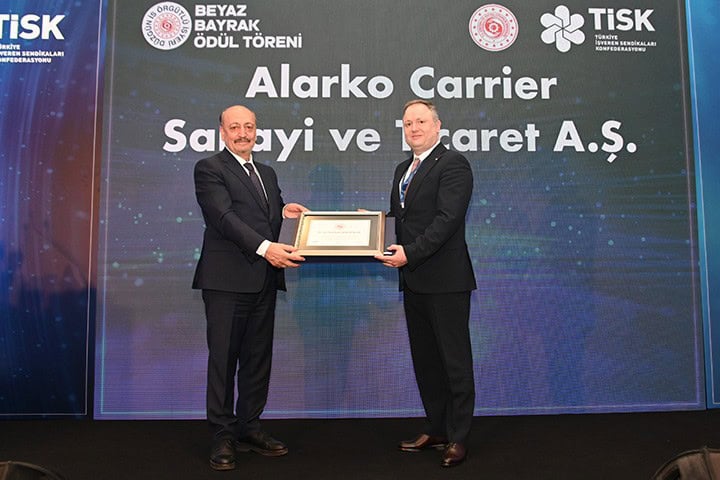 Alarko Carrier ‘Beyaz Bayrak’ Ödülü