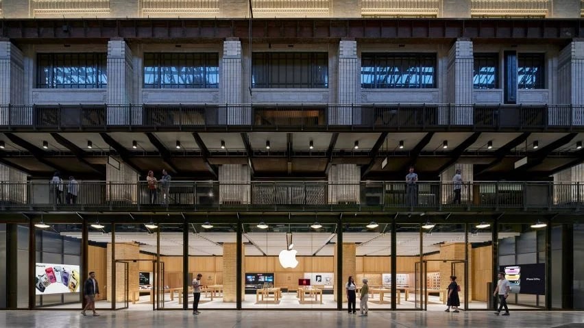 Apple'ın Sürdürülebilir Tasarlanmış Battersea Power Station Mağazası
