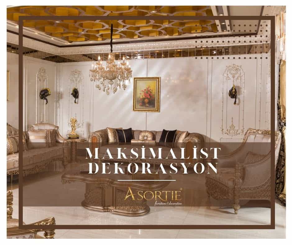 Asortie Mobilya Maksimalist dekorasyon