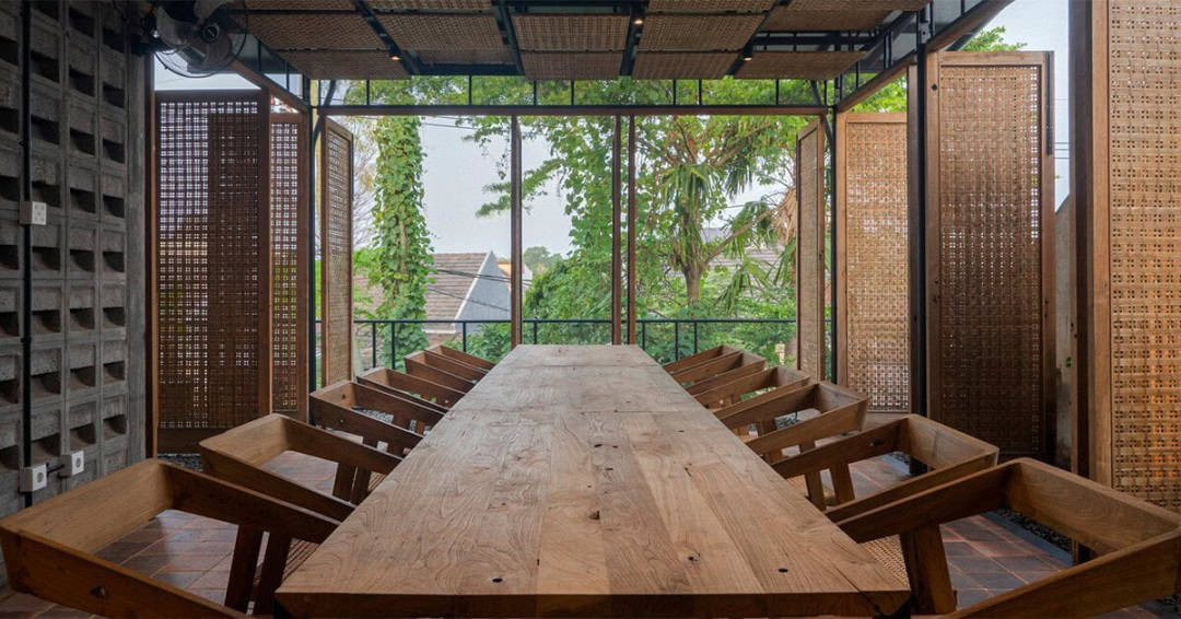 Bambudan Yapılan 'Nefes Alan Duvarlar'