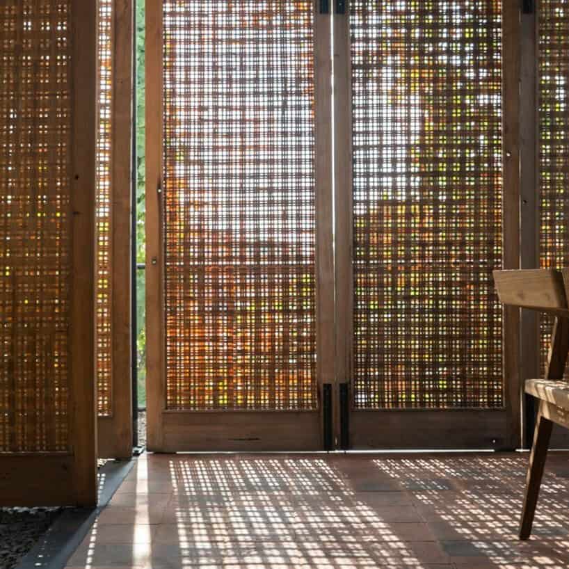 Bambudan Yapılan 'Nefes Alan Duvarlar'