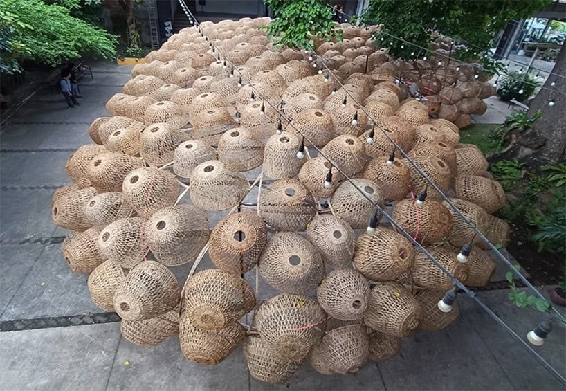 Bambudan İnşa Edilmiş Sürdürülebilir Bir Pavyon Bambudan İnşa Edilmiş Sürdürülebilir Bir Pavyon