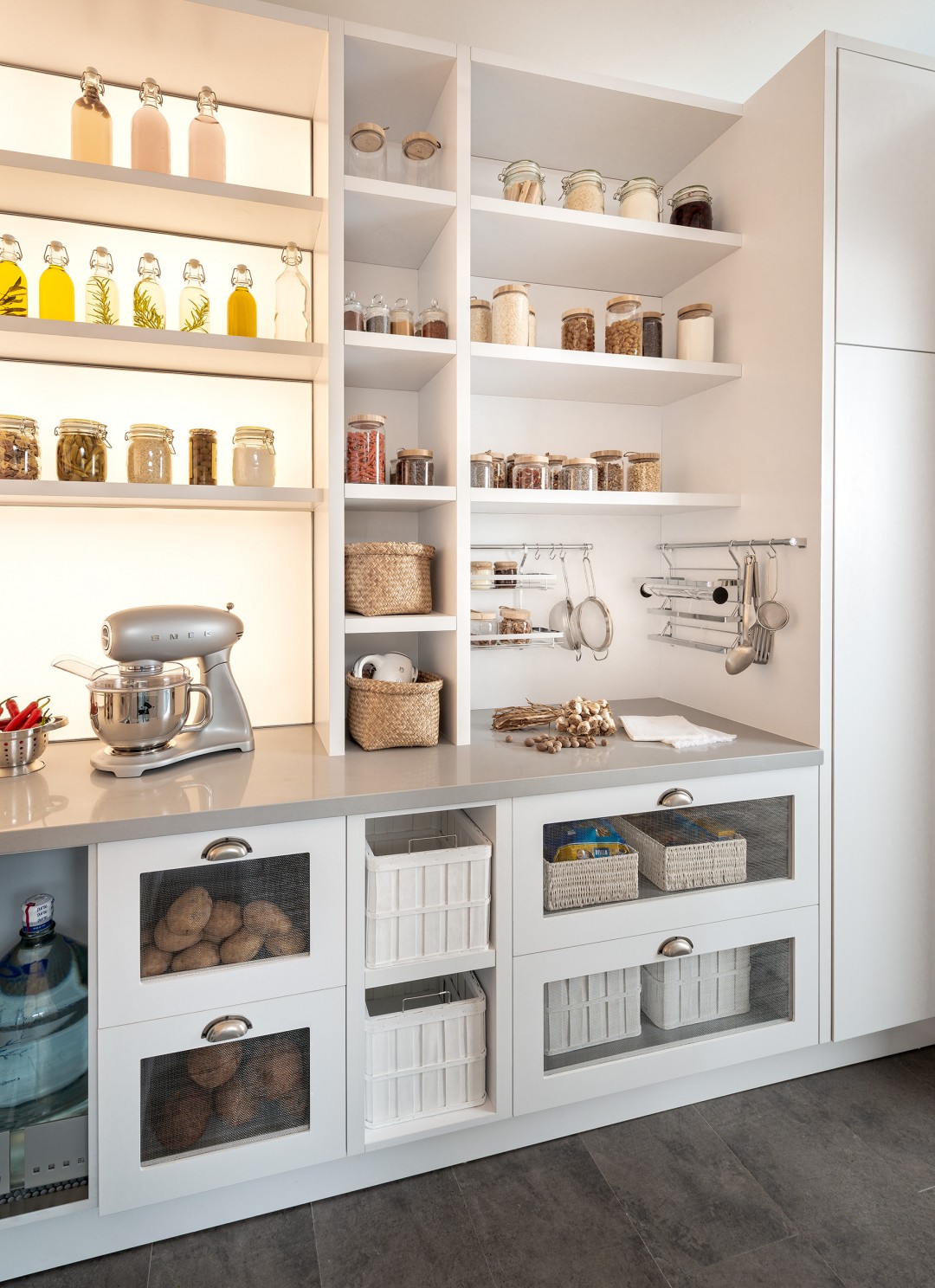 Bodrum Mutfak Mobilya kiler modeli