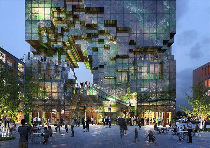 MVRDV Kristal Kaya Cam Cephe