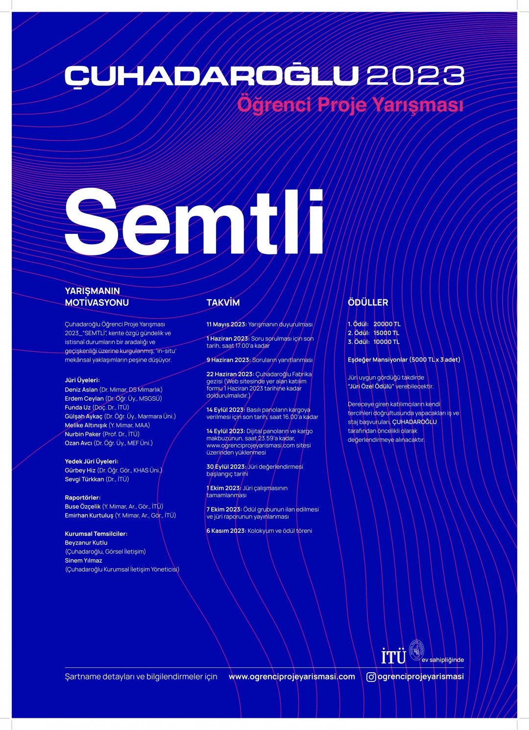 2023 Yılı Çuhadaroğlu Öğrenci Proje Yarışması