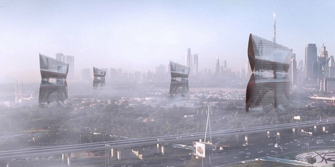 Emici kum fırtınası gökdelen projesi