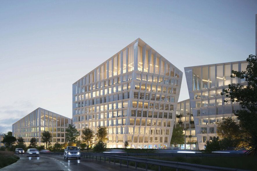 Binaların sokak görünümü