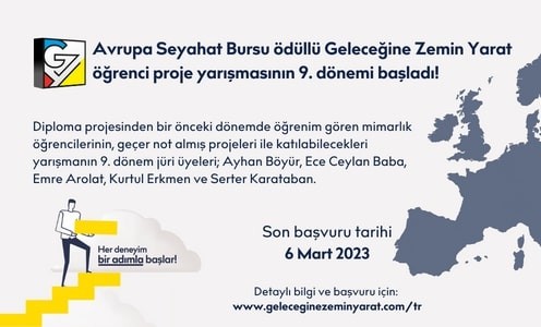 Geleceğine Zemin Yarat proje yarışması