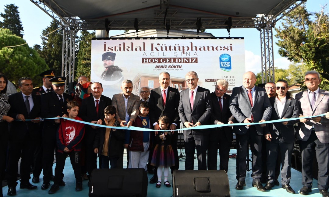İstiklall Kütüphanesi açılışı