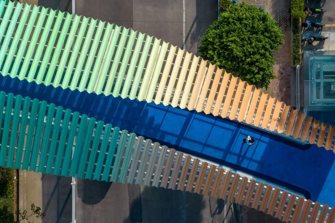 Jianshe Caddesi Yaya Köprüsü