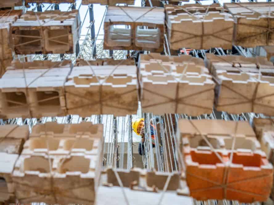 Mushroom Brick Pyramids