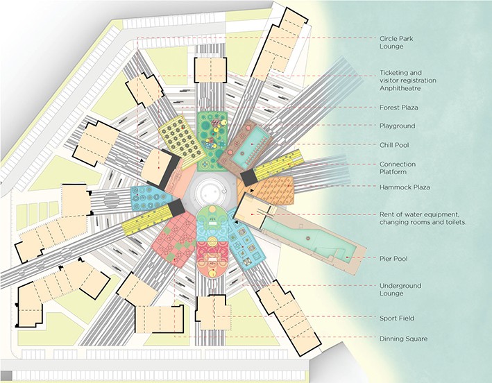 Abu Dabi'de Renkli Bir Kamusal Alan Örneği: Starfish Hub