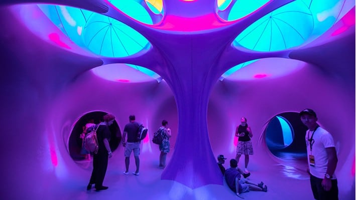 Renkli enstalasyon Örnekleri