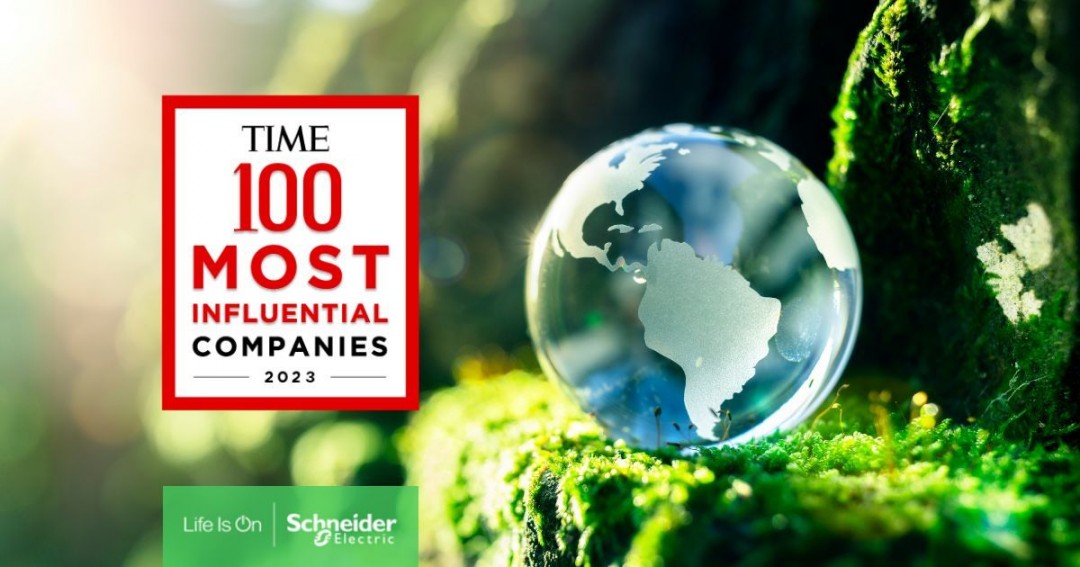 Schneider Electric, TIME100 En Etkili Şirketler Listesinde Yer Aldı
