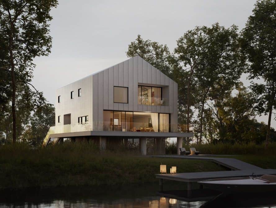 Sel Taşkınına Karşı Sürdürülebilir Mimari Bir Konut Sel Taşkınına Karşı Sürdürülebilir Mimari Bir Konut