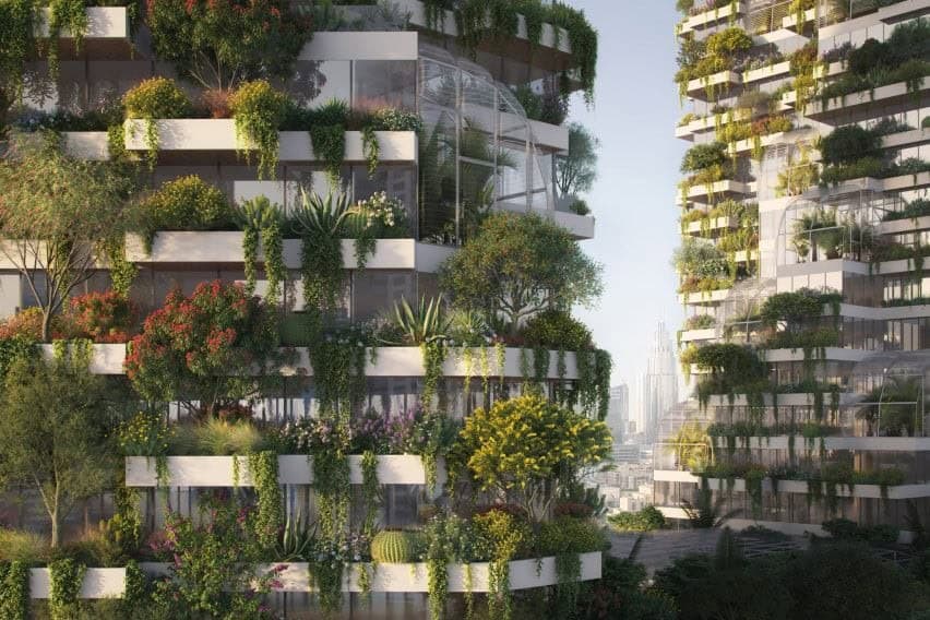 Dikey orman kuleler Stefano Boeri Architetti