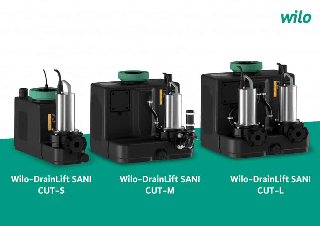Wilo DrainLift SANI CUT-S/M/L serisi