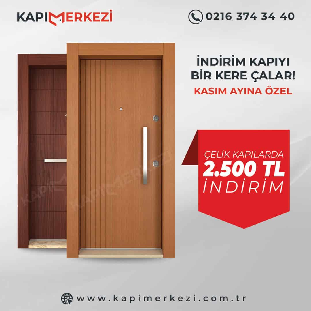Kapı Merkezi’nden Çelik Kapı Ürünlerinde İndirim