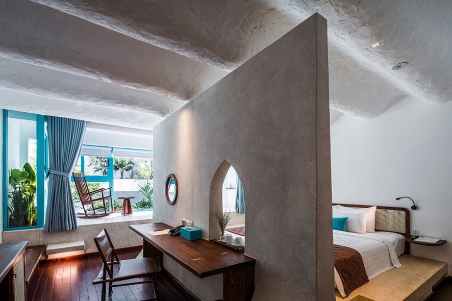 Le Bouton oteli iç mekan görüntüsü