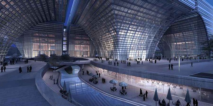 Çin'de Devasa Bir Yapı: Changzhou Kültür Ve Sanat Merkezi