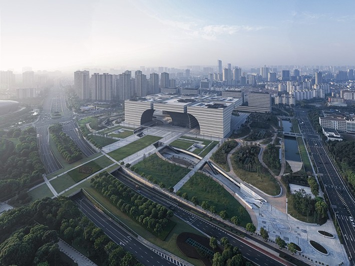 Çin'de Devasa Bir Yapı: Changzhou Kültür Ve Sanat Merkezi