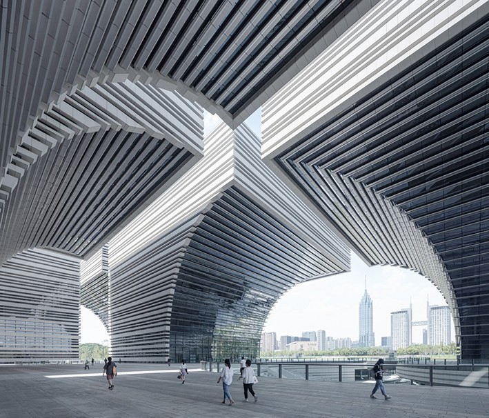 Çin'de Devasa Bir Yapı: Changzhou Kültür Ve Sanat Merkezi