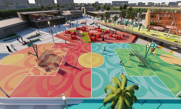 Abu Dabi'de Renkli Bir Kamusal Alan Örneği: Starfish Hub