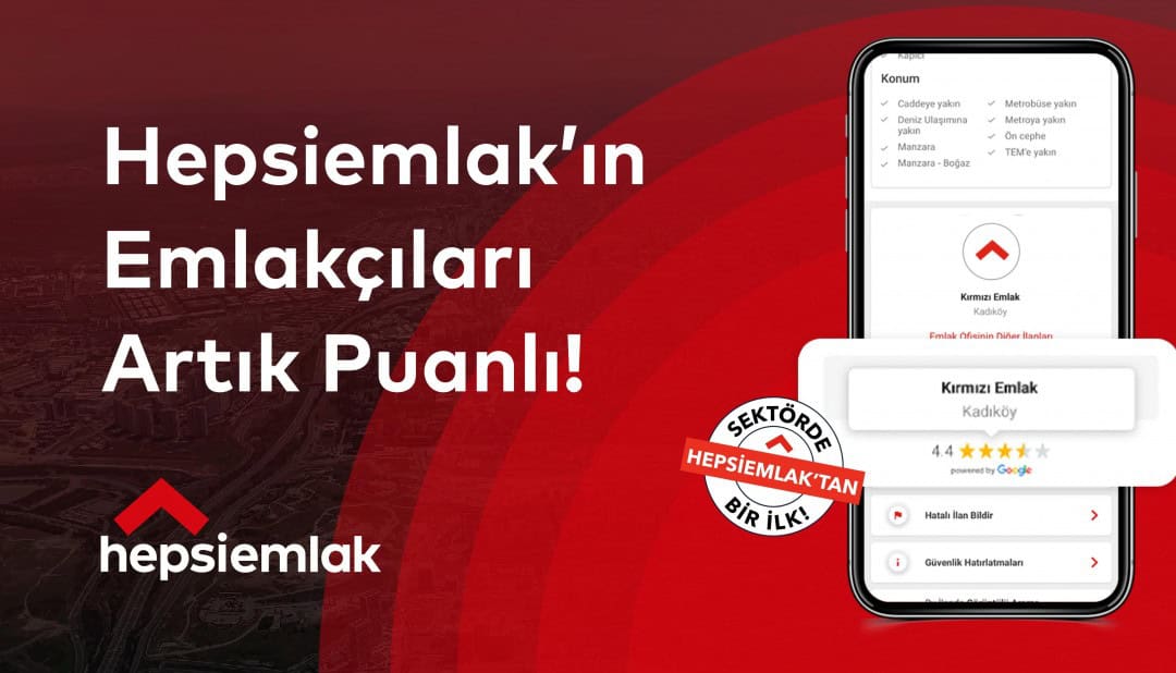 Hepsiemlak’ın Emlakçıları Artık Puanlı