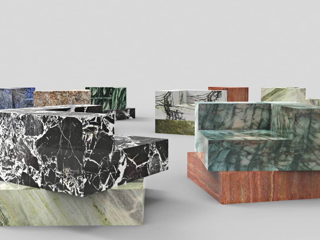 Sabine Marcelis tarafından yapılan Swivel Sabine Marcelis tarafından yapılan Swivel