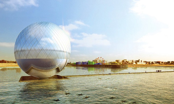 Santa Monica'da Enerji Üreten Bir Küre :The Clear Orb