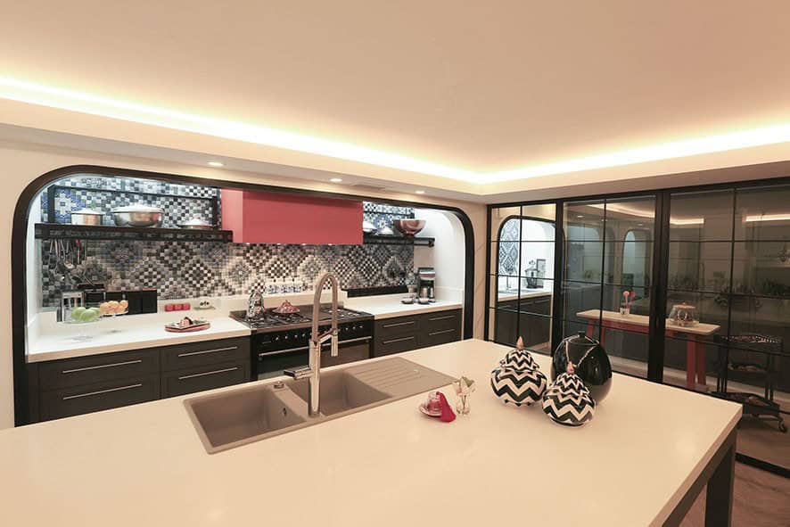 A Cosy Gathering Place evi mutfak dizaynı