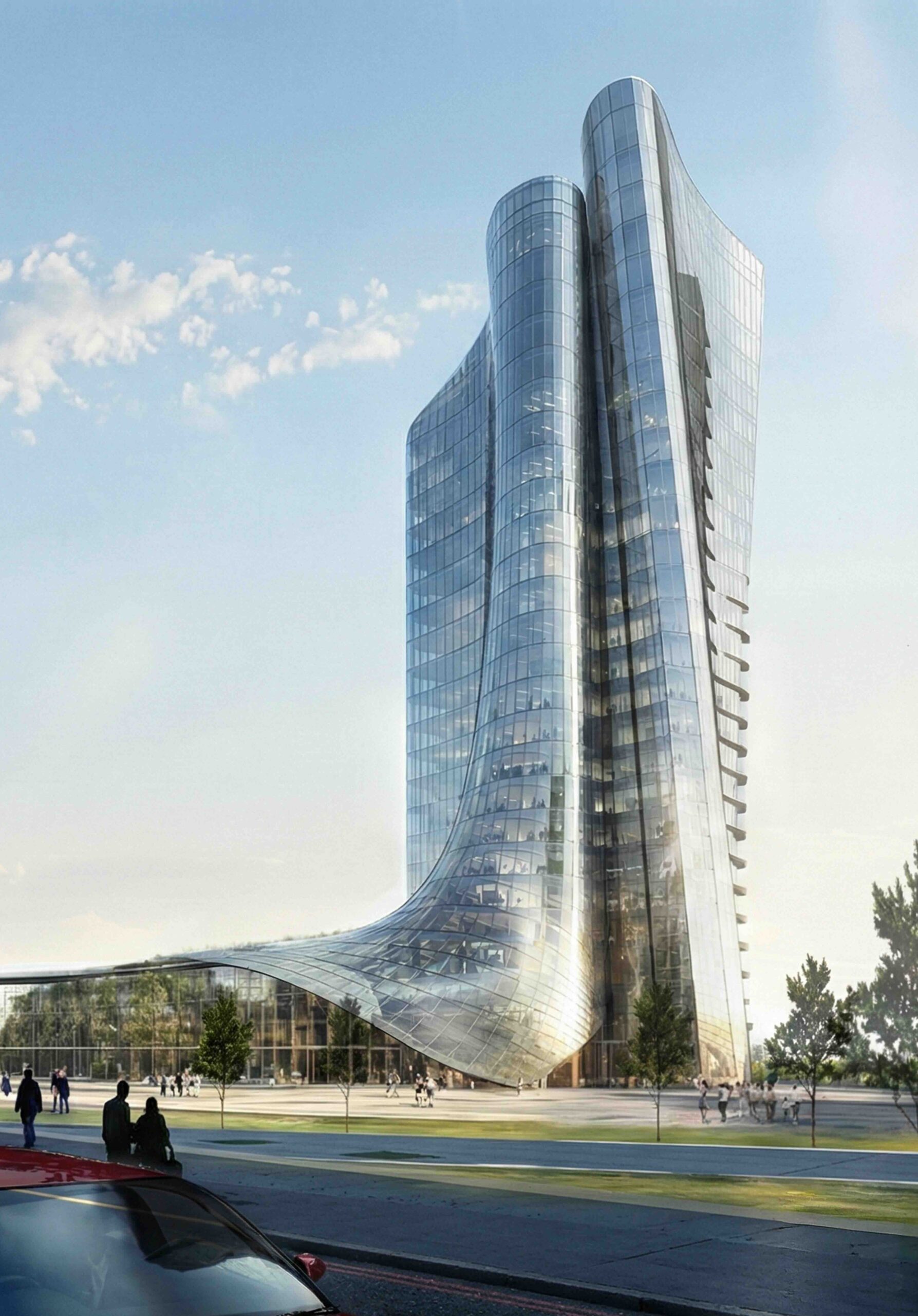 Sırbistanda modern ofis binası